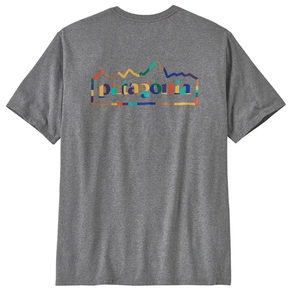 Patagonia Unity Fitz Responsibili-Tee - Gravel Heather XXL - Picture 2 of 8